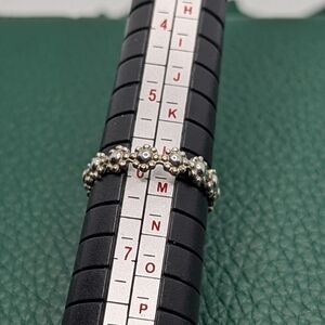 ✨ Sterling Silver Floral Eternity Band ✨